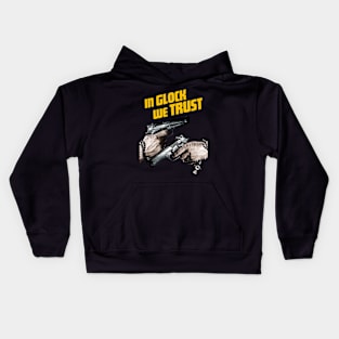 In Glock We Trust Kids Hoodie